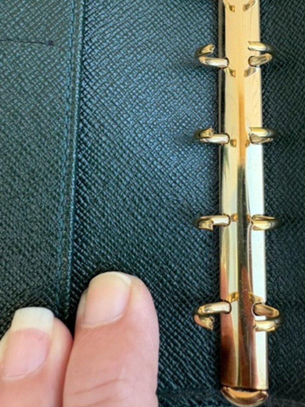 Louis Vuitton Taiga Agenda PM Notebook Cover, Evergreen NWOT - Picture 6 of 10
